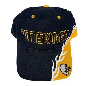 PITTSBURGH Hat By SAM'S CAP Adjustable Hook Loop Closure ONE SIZE